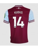 West Ham United Mohammed Kudus #14 Hjemmedrakt 2024-25 Korte ermer